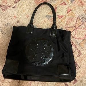 Tory Burch Black Nylon Purse
